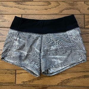 Lululemon Speed Up shorts, size 2